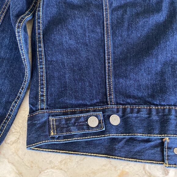 NWT Levi’s  Trucker Red Tab Jean Jacket Dark Denim - Picture 9 of 14